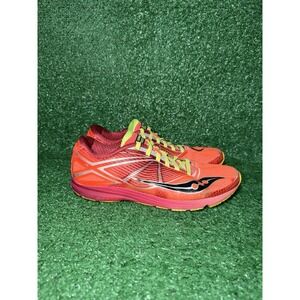Saucony Type A Womens Size 10 Orange‎ Road Running Shoes Comfort Track Sneakers